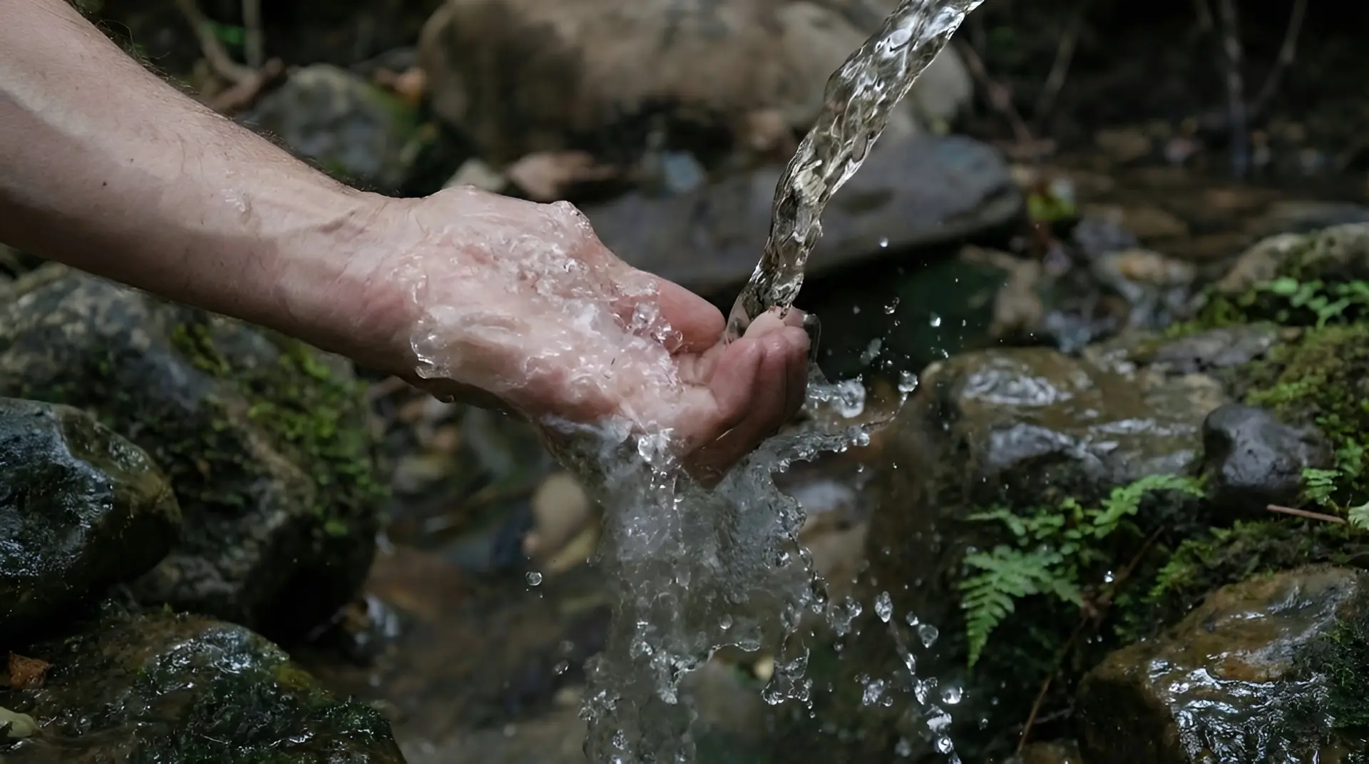 Färskt rinnande vatten
